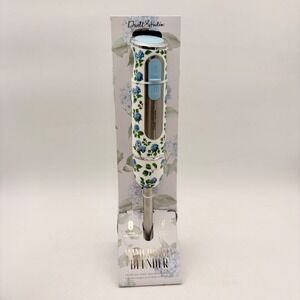 Dwell Studio Immersion Blender 
2-Speed Blue Hydrangea Floral Immersion Blender